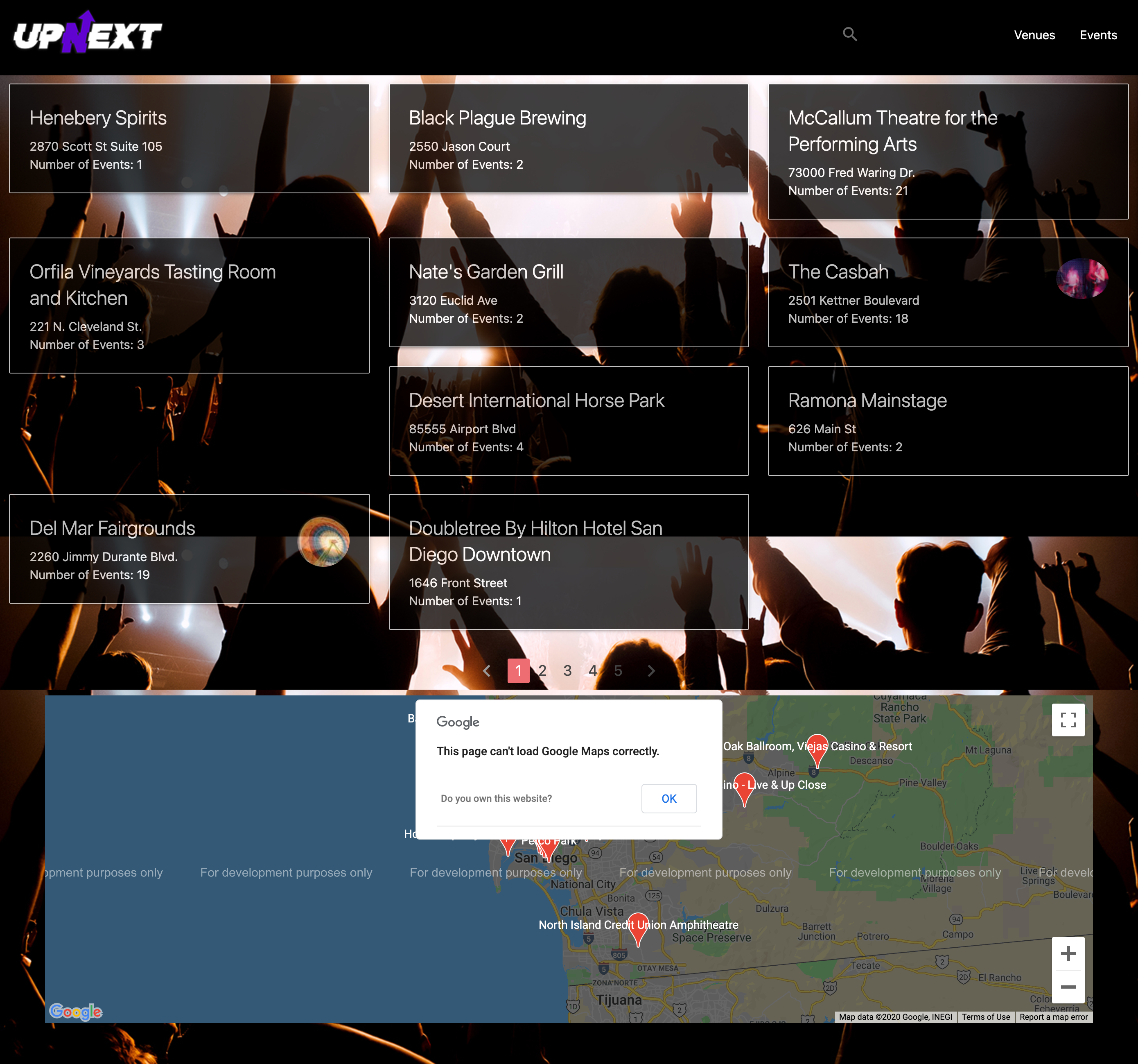 Up-Next site
